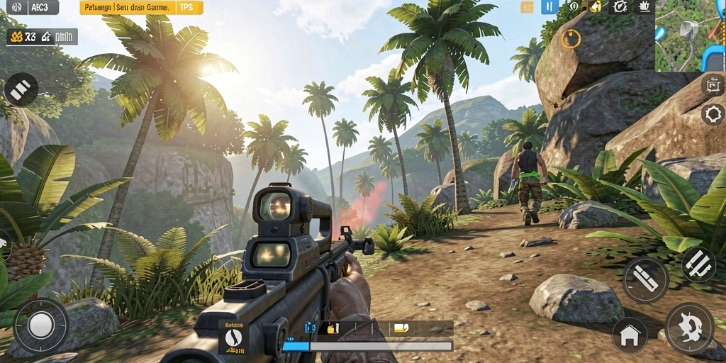 Gameplay seru di ABC33 dengan tim yang bertempur.
