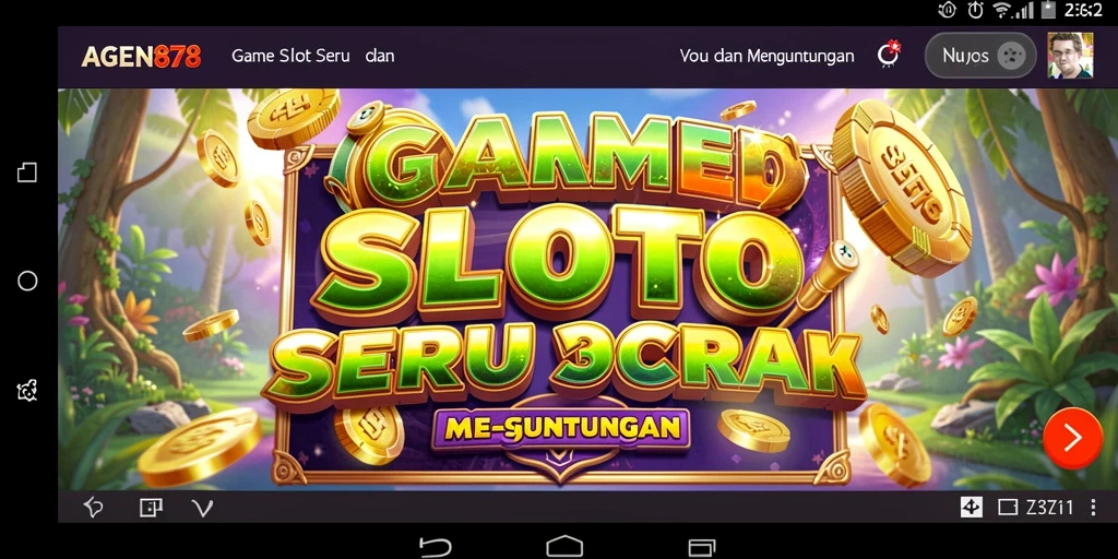 Tampilan gameplay seru dari AGEN878 dengan berbagai tema slot.