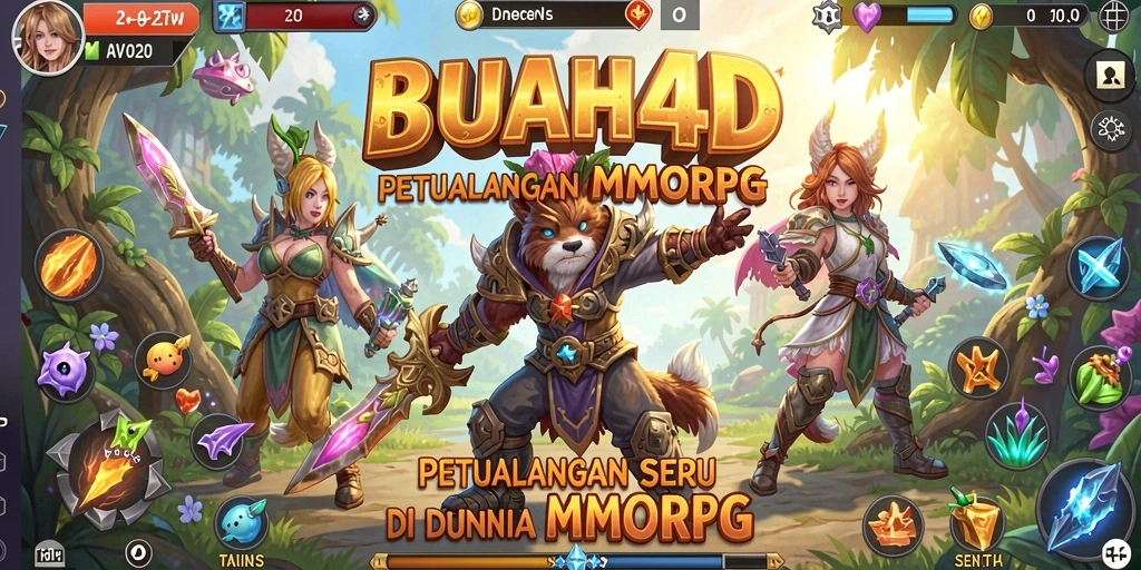 Tampilan mendebarkan dari gameplay BUAH4D yang penuh aksi.