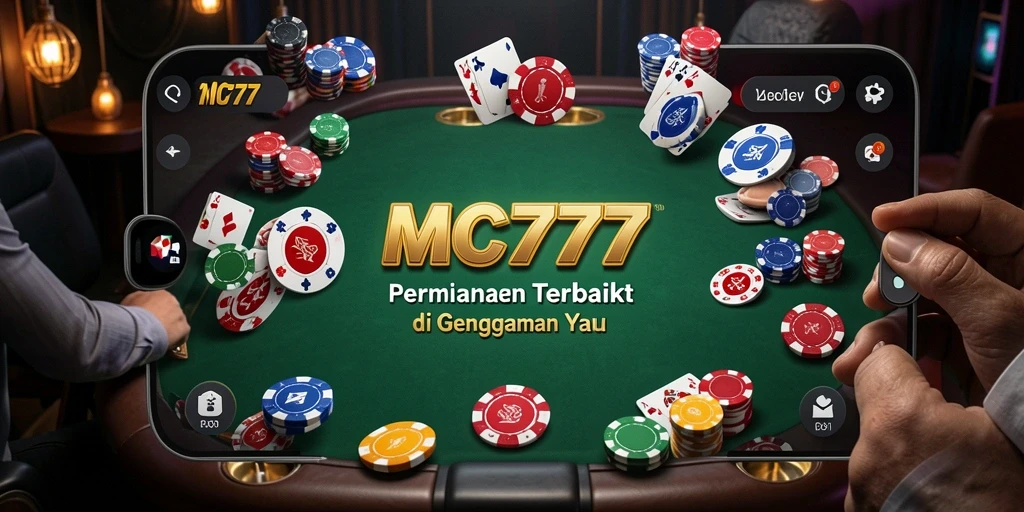 Tampilan gameplay seru dalam aplikasi MC777 Poker.