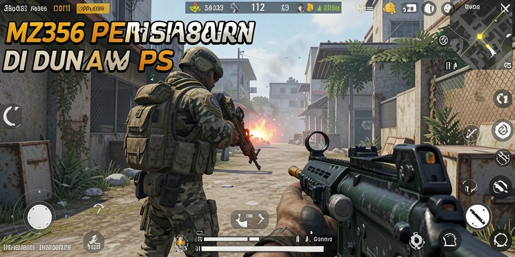 Tangkapan layar dari gameplay MZ356 yang intens dan memukau.