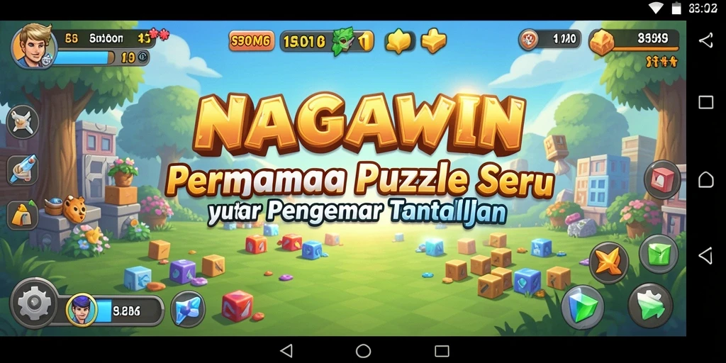 Screenshot NAGAWIN menunjukkan gameplay yang menarik dan menantang.