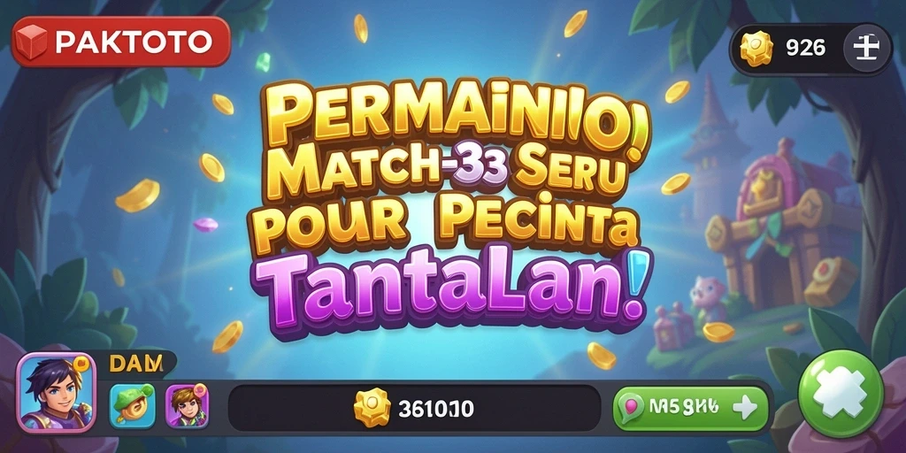 Tampilan gameplay menarik dalam PAKTOTO dengan elemen warna-warni.