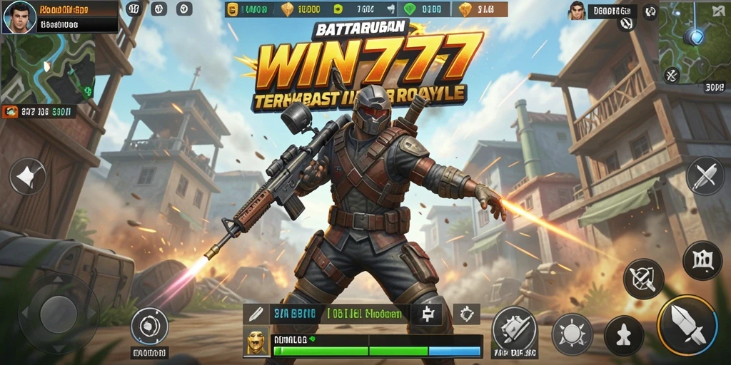 Tangkapan layar gameplay menampilkan aksi seru Battle Royale.