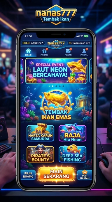Tampilan antarmuka pengguna nanas777 yang sederhana.